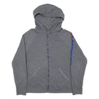 CHAMPION Womens Grey Hoodie Full Zip L