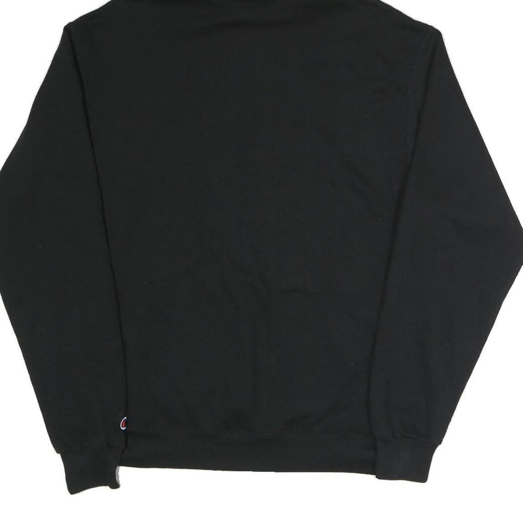 CHAMPION Mens Black College Park Track Field Pullover Hoodie L