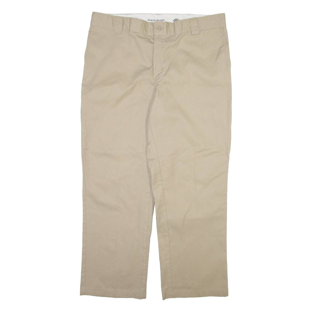 DICKIES Mens Trousers Beige Regular Straight W40 L30