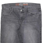 LIVERGY Mens Shorts Black Modern Straight 2XL W40 Cotton Blend Casual