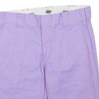 DICKIES Mens Casual Shorts Purple M W30