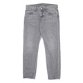 LEVI'S 501CT Womens Jeans Grey Slim Straight Denim Medium W31 L28 Button Closure