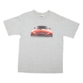 CHASE AUTHENTICS Mens Grey Dale Earnhardt Jr Graphic T-Shirt L Crew Neck Short