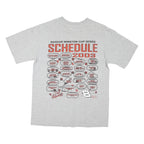 CHASE AUTHENTICS Mens Grey Dale Earnhardt Jr Graphic T-Shirt L Crew Neck Short