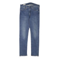 LEVI'S Mens Slim Blue Denim Light Zip Jeans W30 L30 Classic Fit Casual