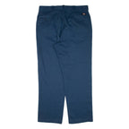 DICKIES Workwear Mens Trousers Blue Regular Straight W38 L30