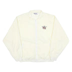 HOLLAND AMERICAL LINE Mens Cream XL Polyester Jacket Button Plain Lightweight
