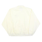 HOLLAND AMERICAL LINE Mens Cream XL Polyester Jacket Button Plain Lightweight
