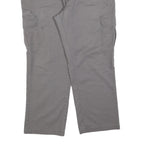 DICKIES Mens Cotton Blend Grey Regular Straight Trousers W40 L30 Workwear Casual