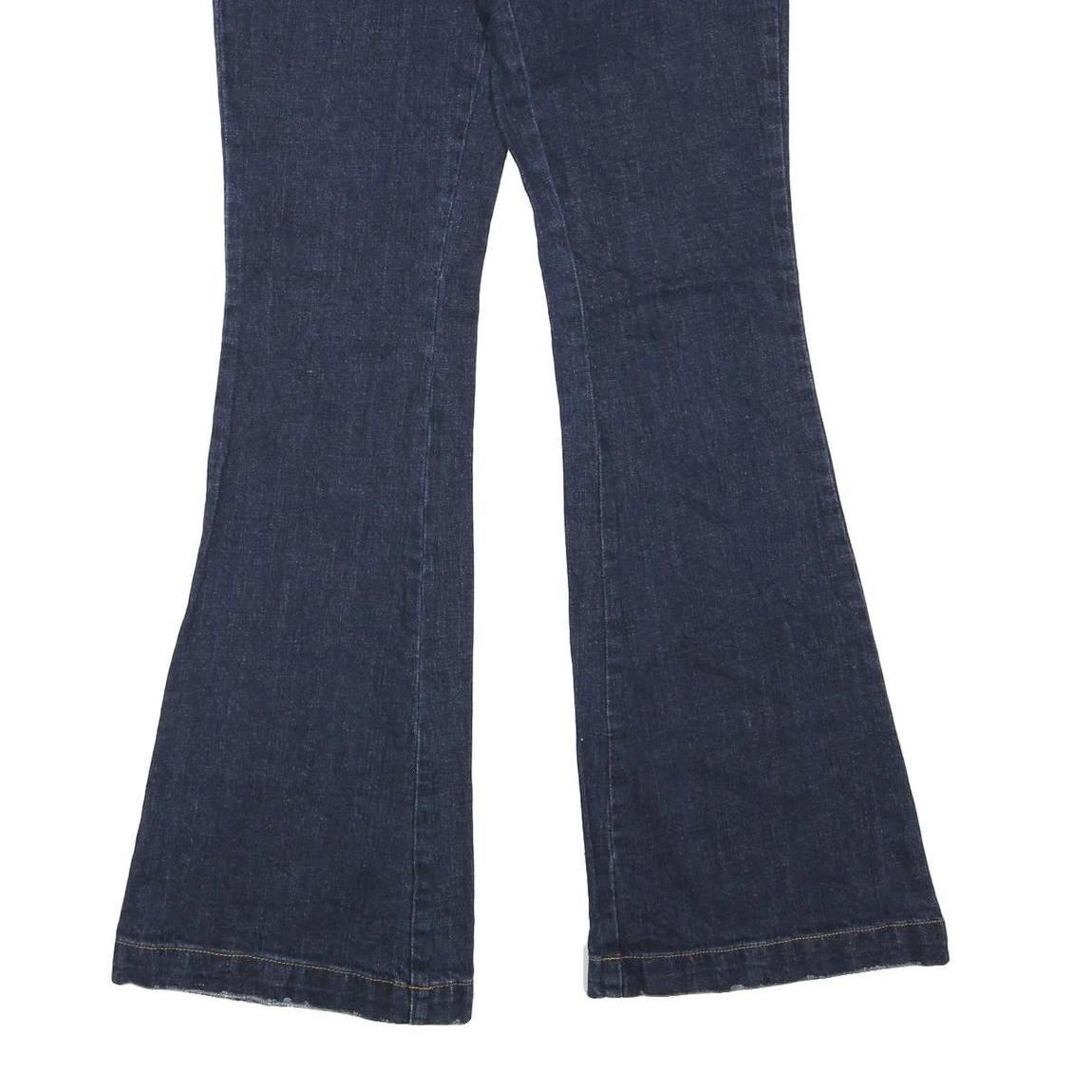 BILLABONG Womens Jeans Dark Blue Regular Flared Denim W30 L32 Stylish Comfort