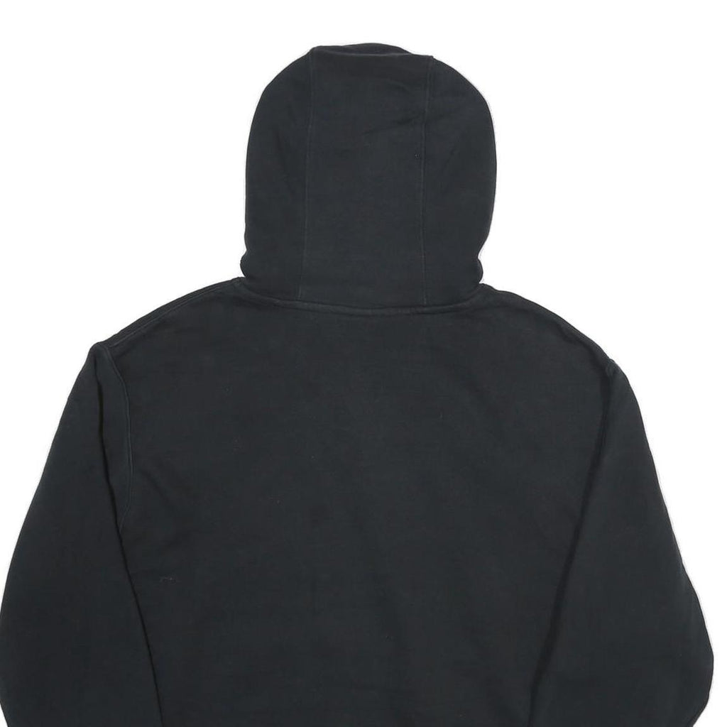 NIKE Mens Black Huffman Football Pullover Hoodie L Cotton Blend Sportswear