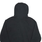 NIKE Mens Black Huffman Football Pullover Hoodie L Cotton Blend Sportswear