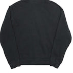 NIKE Mens Black Huffman Football Pullover Hoodie L Cotton Blend Sportswear