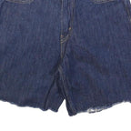 LEVI'S Womens Denim Blue Shorts Casual M W30 Raw Hem Classic Fit