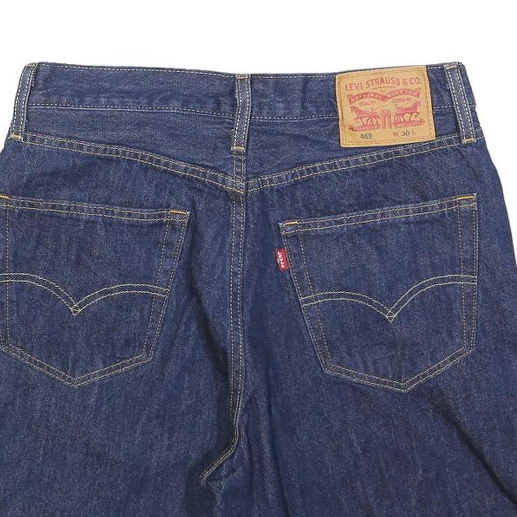 LEVI'S Womens Denim Blue Shorts Casual M W30 Raw Hem Classic Fit