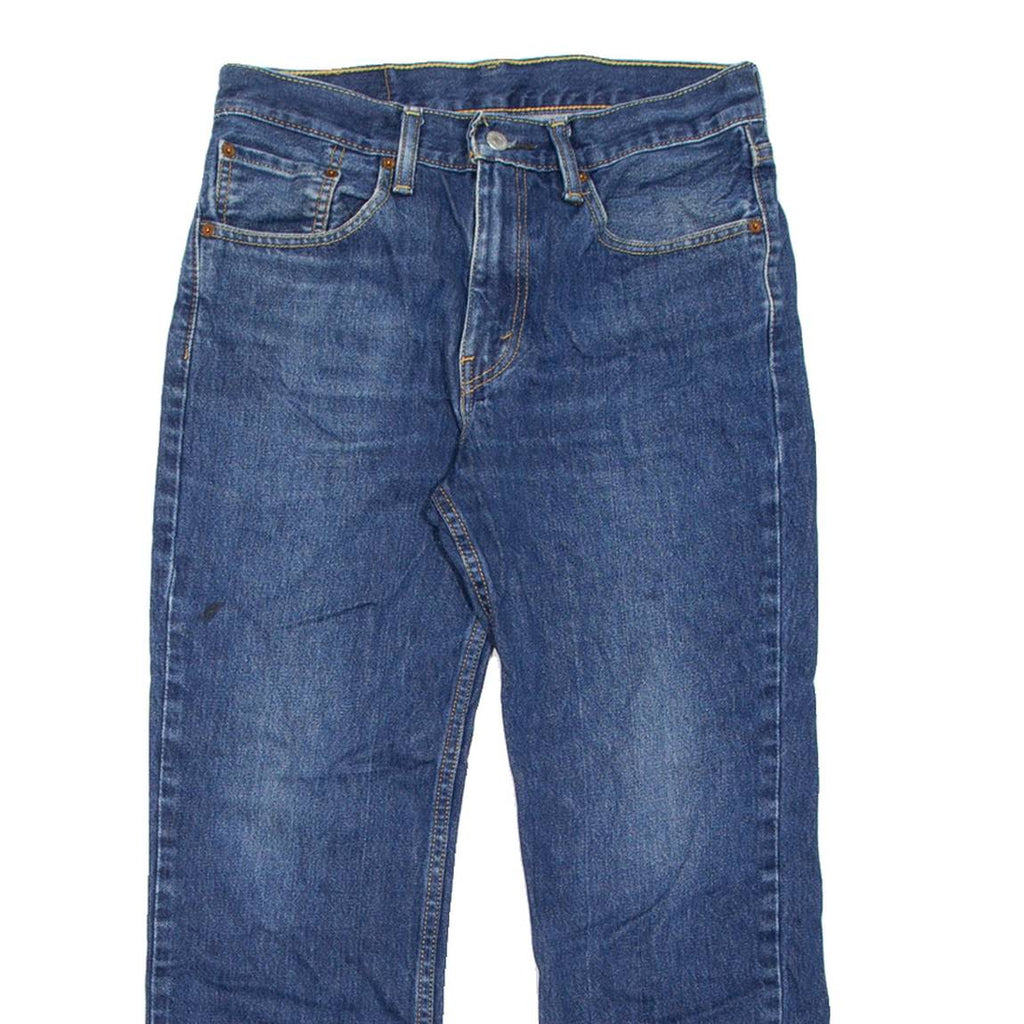 LEVI'S 516 Jeans Mens Blue Regular Straight Stone Wash W31 L25