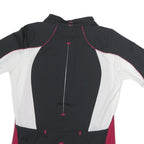 SCOTT Mens Black & Burgundy Modern T-Shirt L Short Sleeve 1/4 Zip Cycling Top