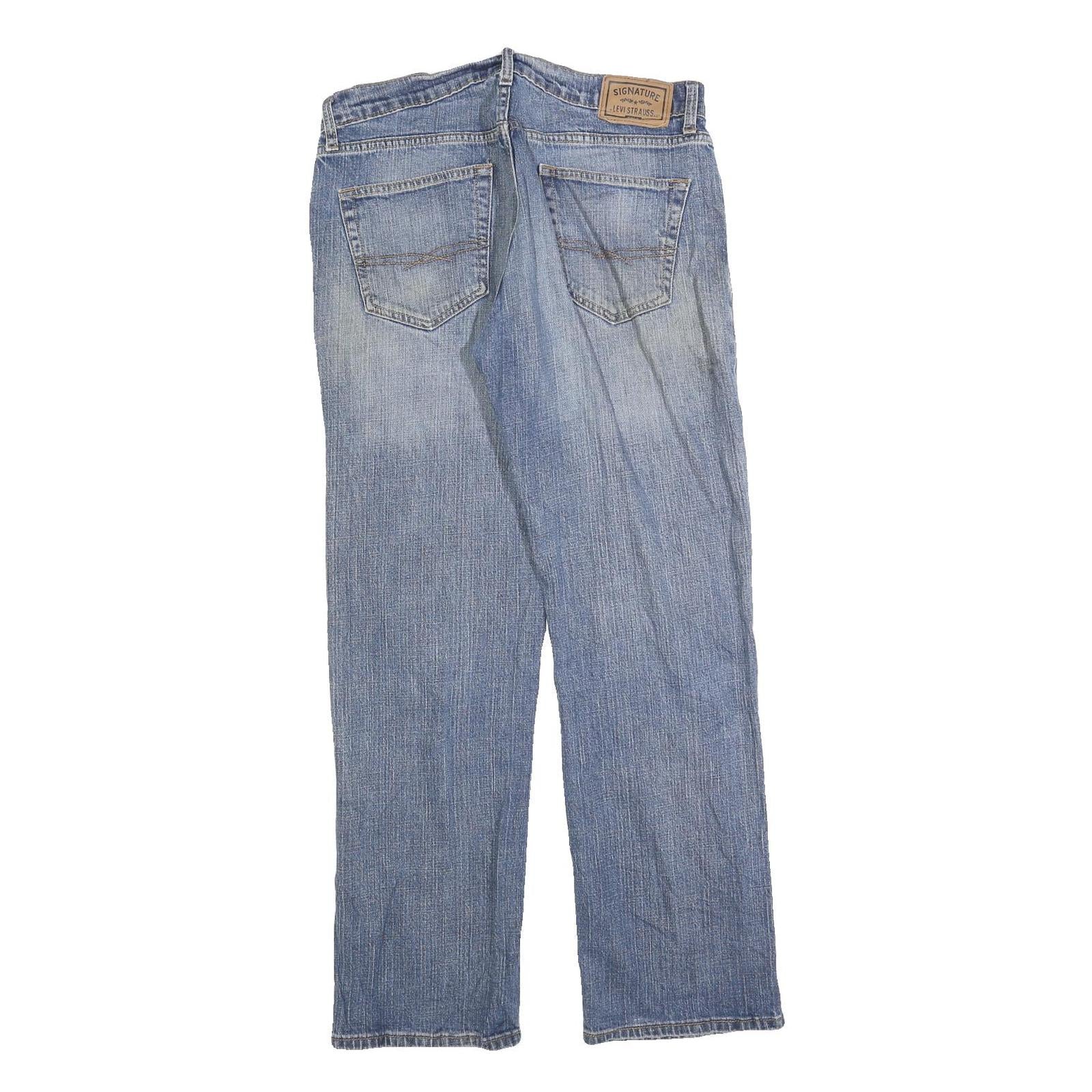 LEVI'S Mens Jeans Blue Relaxed Straight Denim Medium W34 L32 Classic Casual