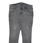 CALVIN KLEIN JEANS Mens Grey Slim Skinny Denim Cotton Blend W36 L32 Stylish