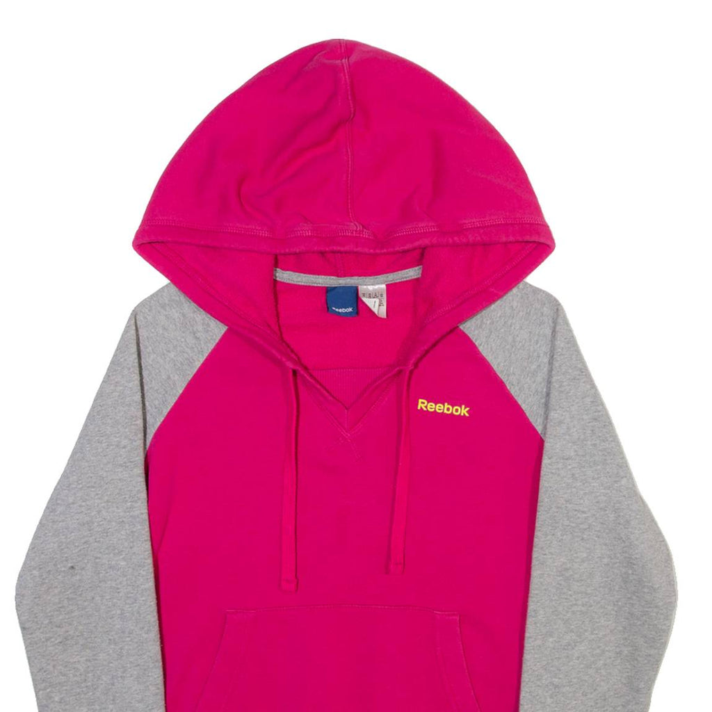 REEBOK Womens Pink Hoodie XS