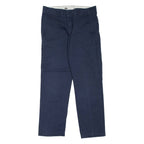 DICKIES Workwear Womens Trousers Blue Slim Tapered W30 L30