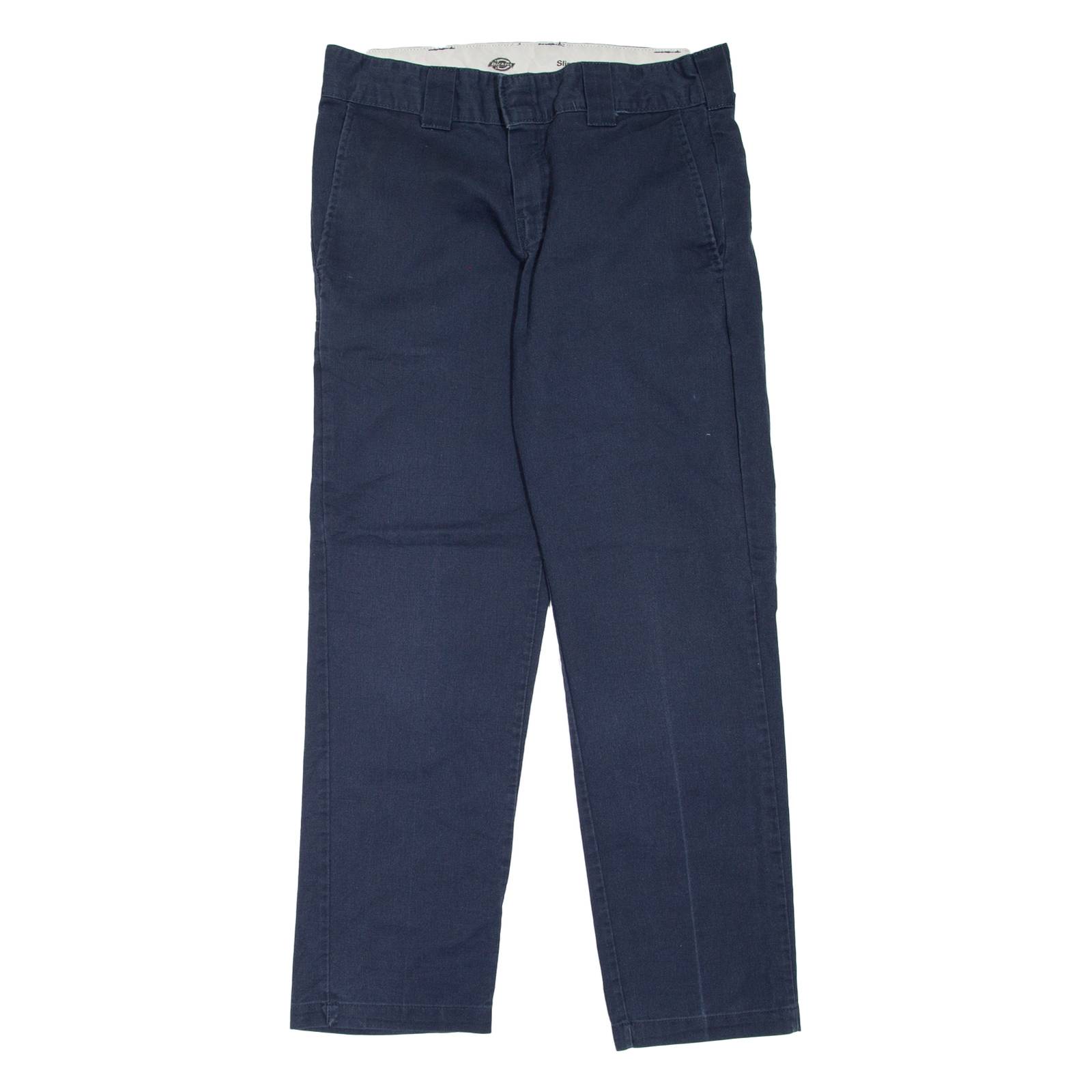 DICKIES Workwear Womens Trousers Blue Slim Tapered W30 L30