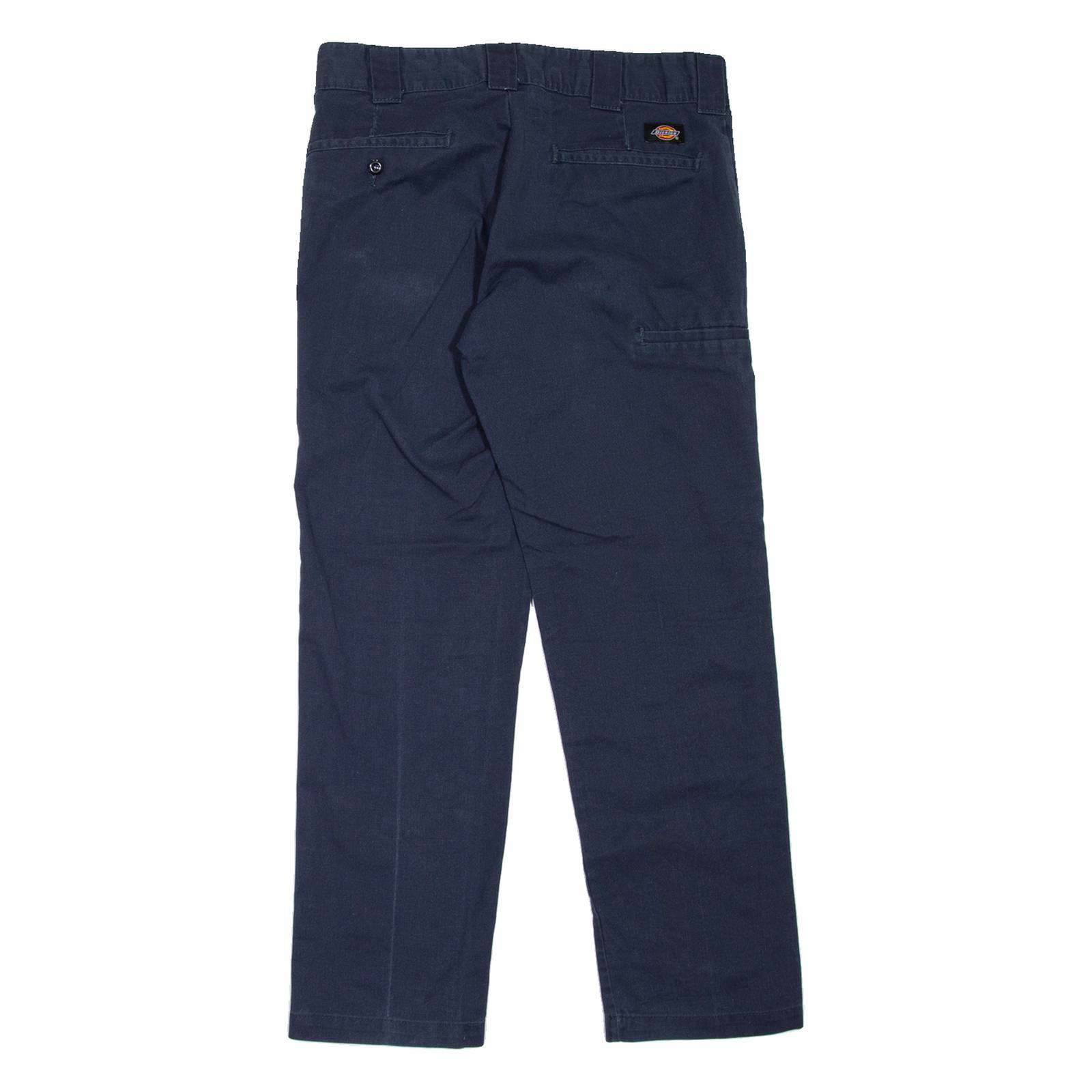 DICKIES Workwear Womens Trousers Blue Slim Tapered W30 L30