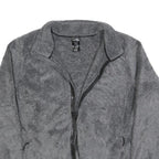THE NORTH FACE Womens Grey Polyester Zip Jacket 2XL Fleece Casual Outdoor