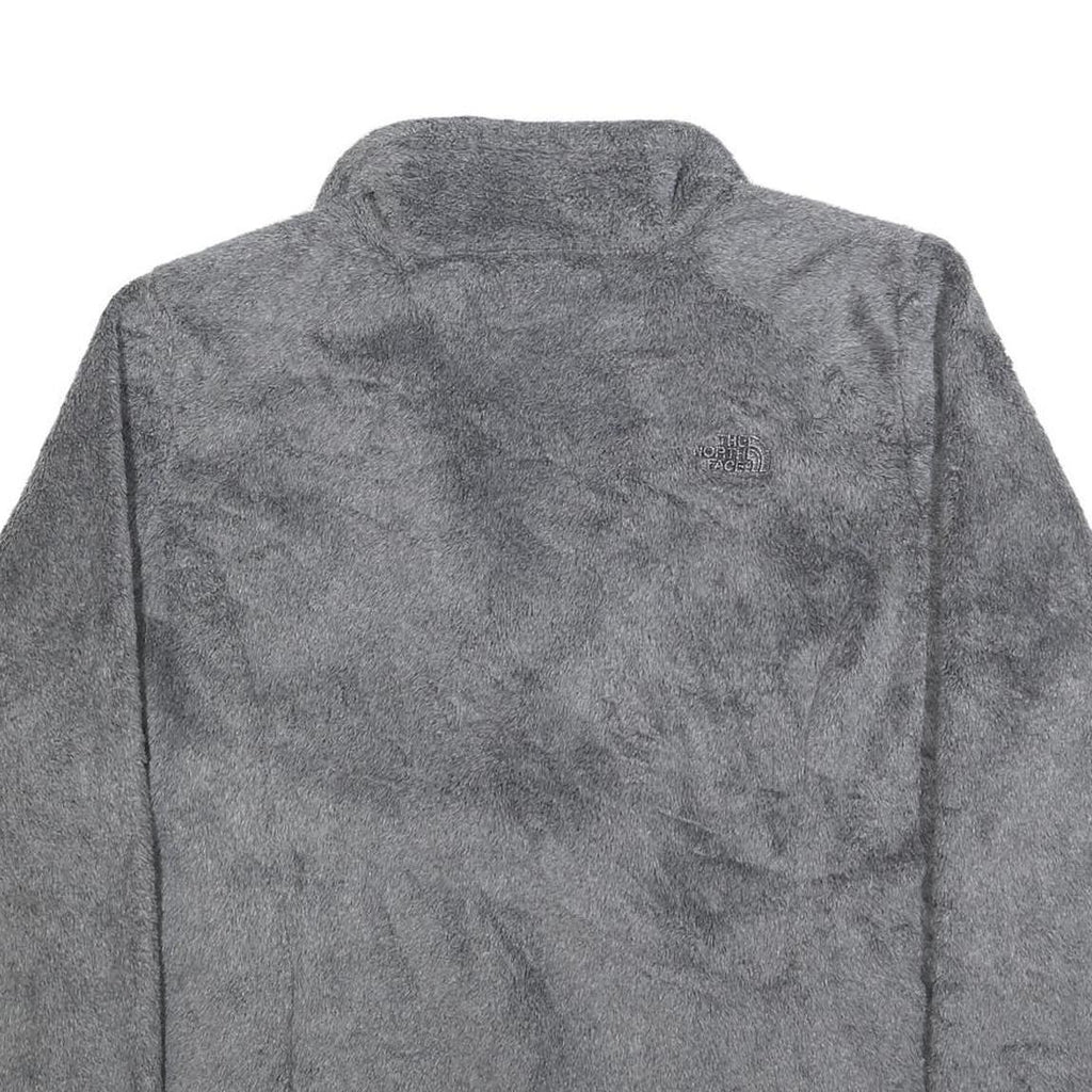 THE NORTH FACE Womens Grey Polyester Zip Jacket 2XL Fleece Casual Outdoor
