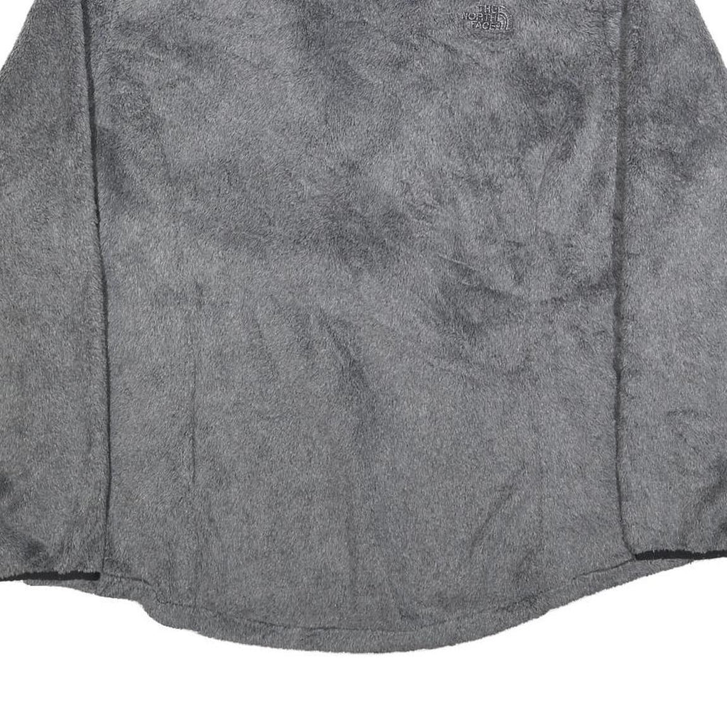 THE NORTH FACE Womens Grey Polyester Zip Jacket 2XL Fleece Casual Outdoor
