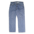 LEVI'S 501 Mens Jeans Blue Regular Straight Denim Medium W32 L30 Classic Style