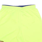NIKE Boys Shorts Yellow FC Barcelona Casual XL W26 Sports Polyester