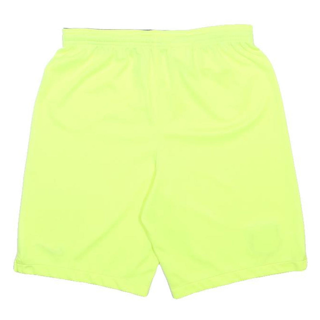 NIKE Boys Shorts Yellow FC Barcelona Casual XL W26 Sports Polyester