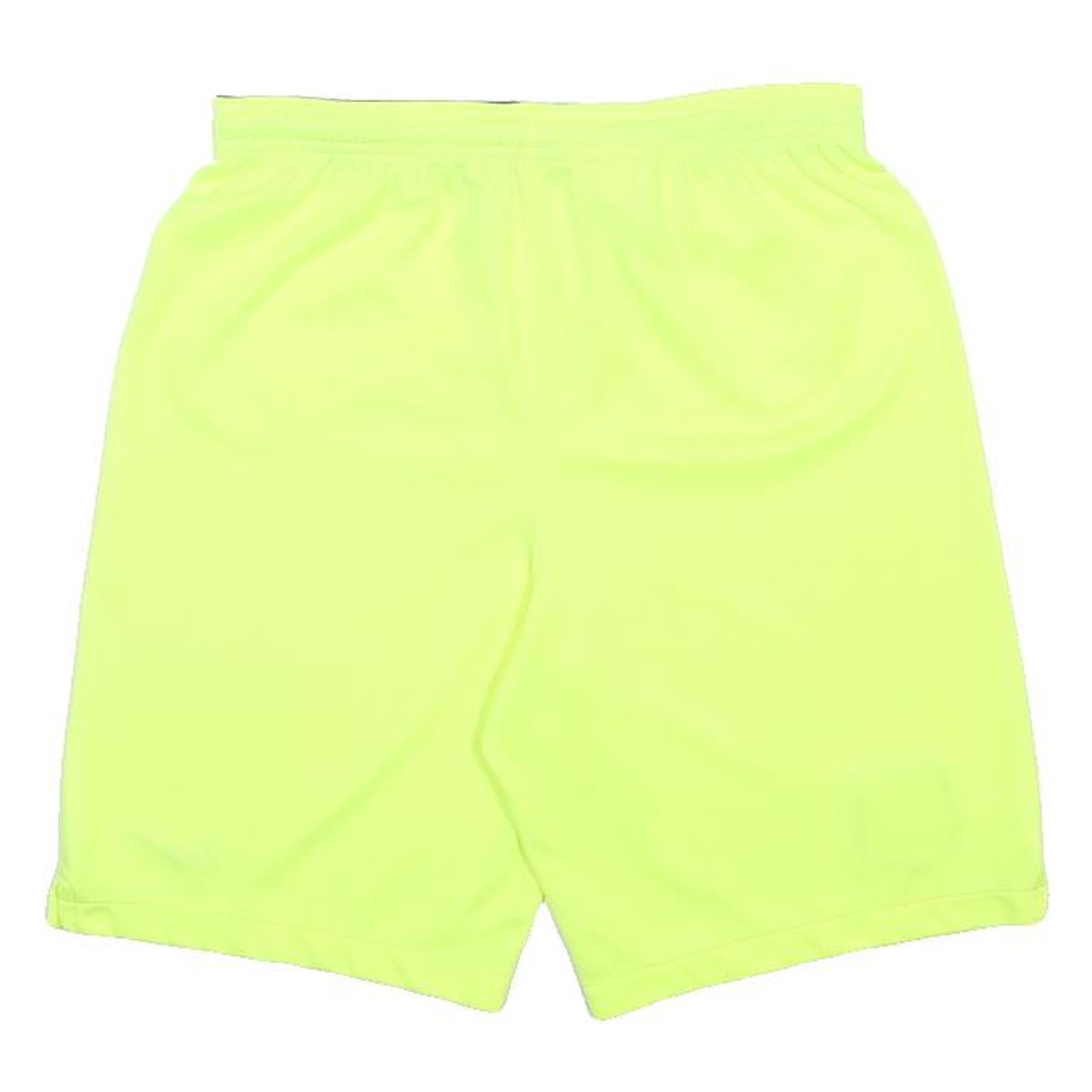 NIKE Boys Shorts Yellow FC Barcelona Casual XL W26 Sports Polyester