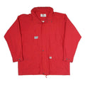 ELHO Mens Red Jacket 2XL Polyester Blend Zip Outdoor Waterproof Shell
