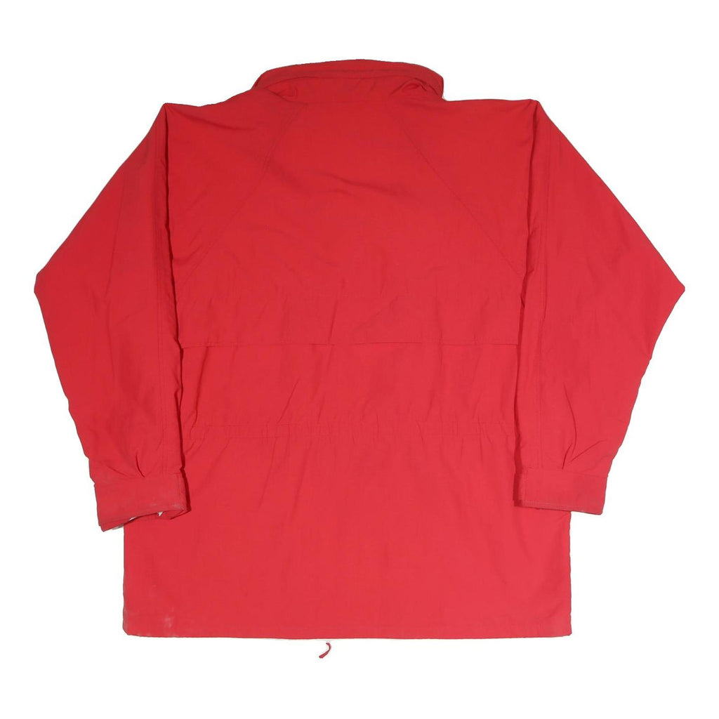 ELHO Mens Red Jacket 2XL Polyester Blend Zip Outdoor Waterproof Shell