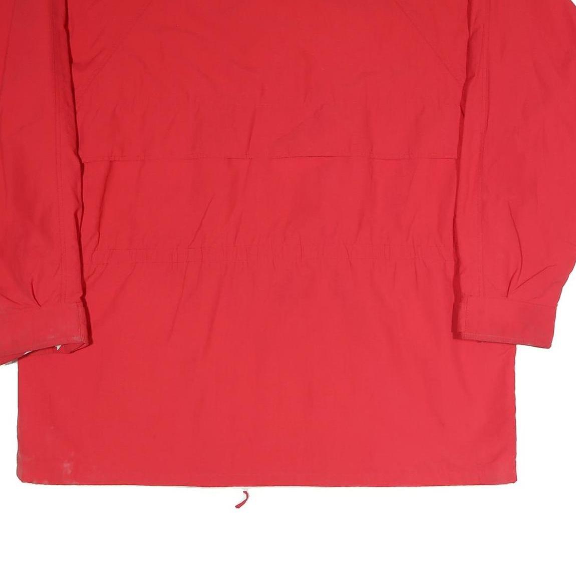 ELHO Mens Red Jacket 2XL Polyester Blend Zip Outdoor Waterproof Shell