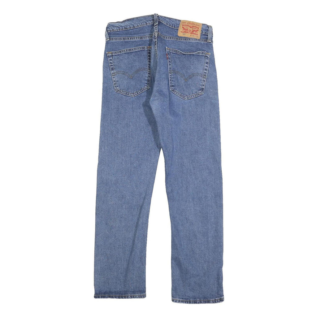 LEVI'S 505 Mens Jeans Blue Regular Straight Denim Medium W32 L30 Classic Cotton