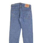 LEVI'S 505 Mens Jeans Blue Regular Straight Denim Medium W32 L30 Classic Cotton