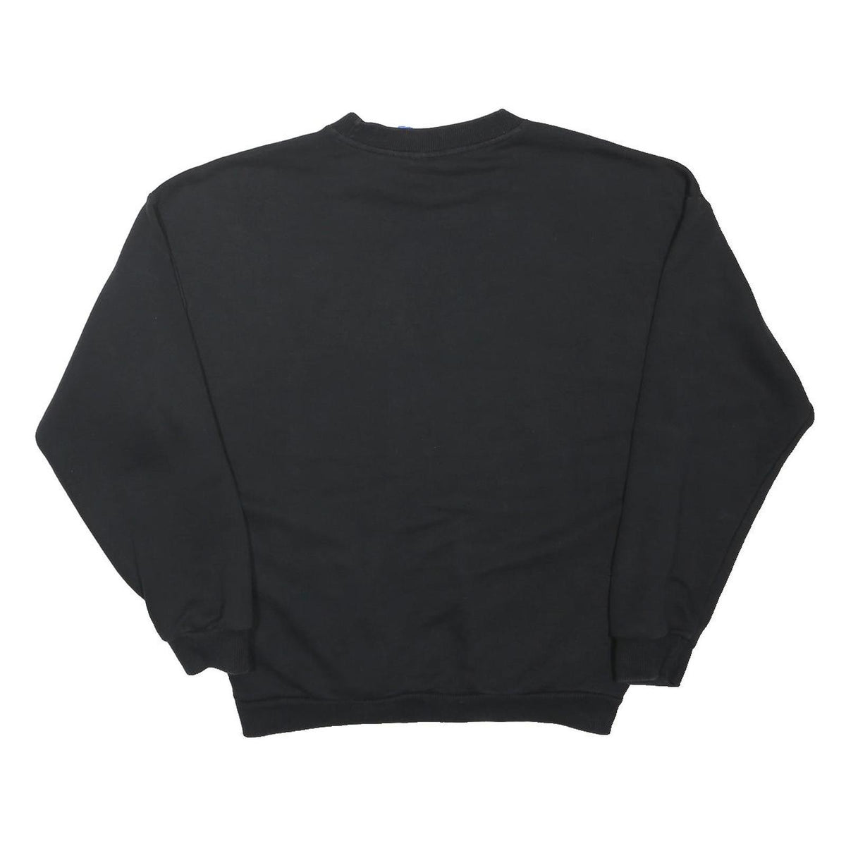 ADIDAS ORIGINALS Womens Black Sweatshirt Crew Neck UK 10 Cotton Blend Pullover