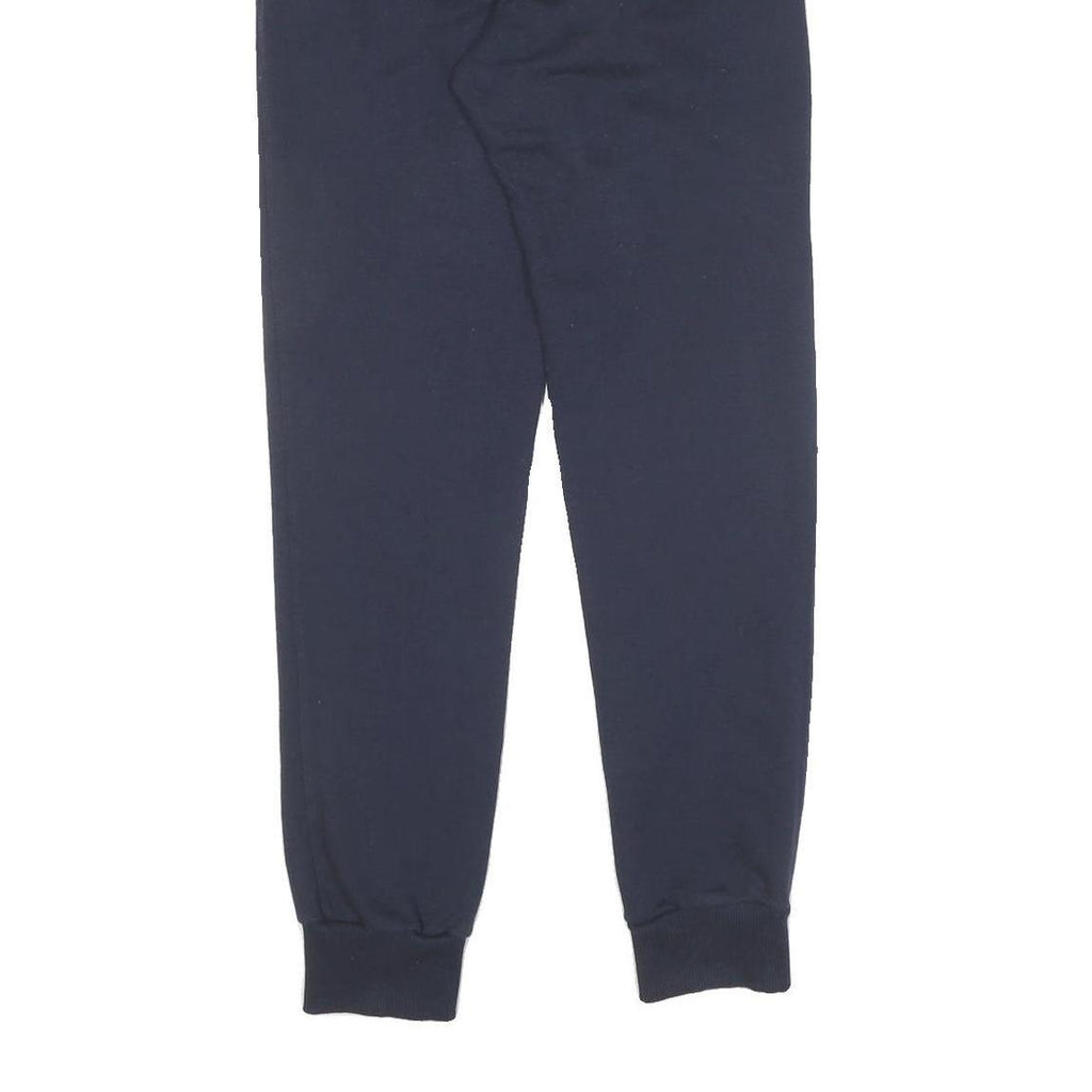 CHAMPION Mens Joggers Navy Blue S W26 L32 Logo Slim Tapered Casual Wear