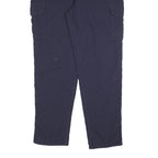 CARHARTT Mens Relaxed Navy Blue Cotton Blend Cargo Trousers W40 L34 Workwear
