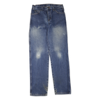 DICKIES Mens Jeans Blue Regular Straight Denim Medium Wash W32 L35 Durable