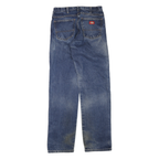 DICKIES Mens Jeans Blue Regular Straight Denim Medium Wash W32 L35 Durable