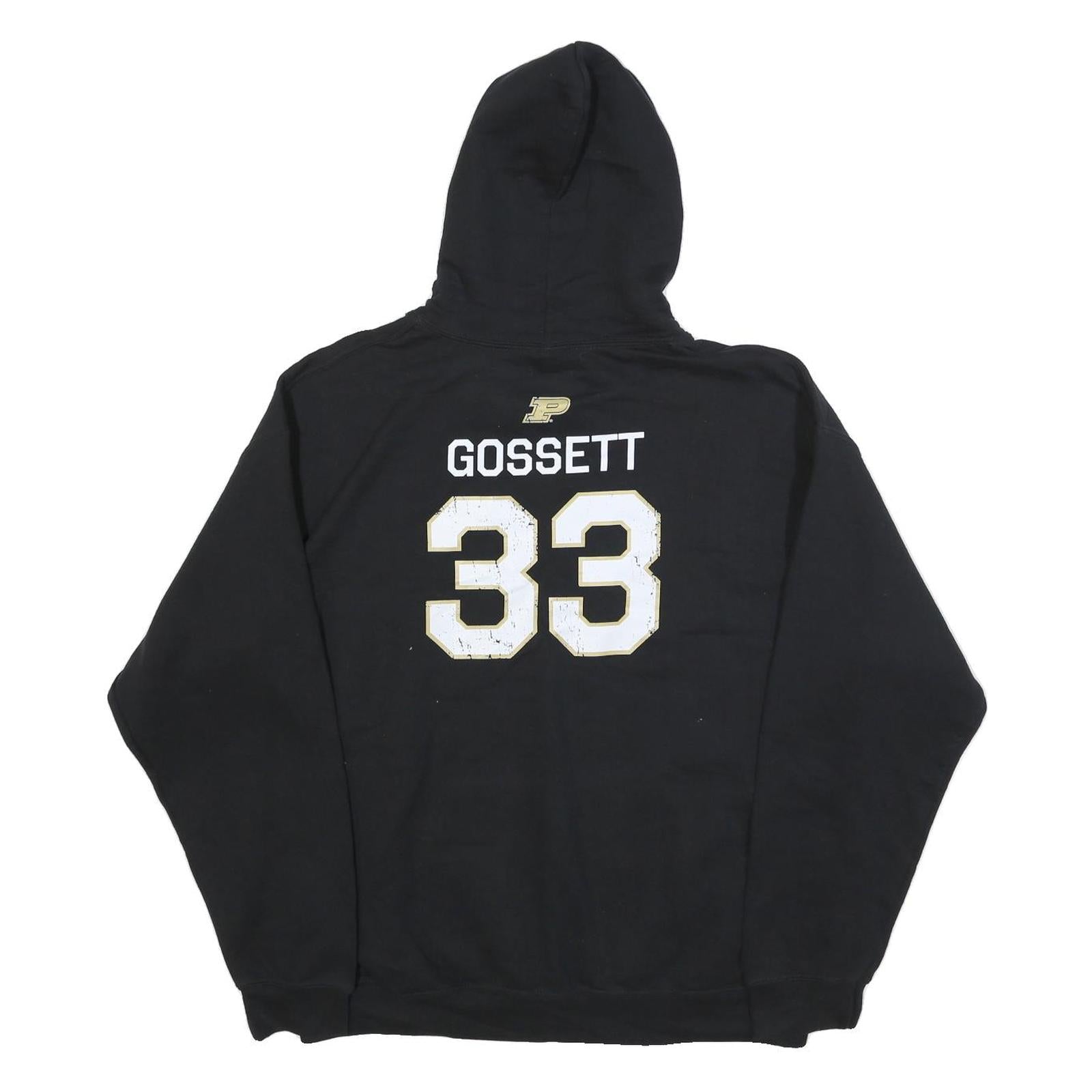 URBAN CHAMPS Mens Black Boilers 33 Pullover Hoodie L Cotton Blend Casual