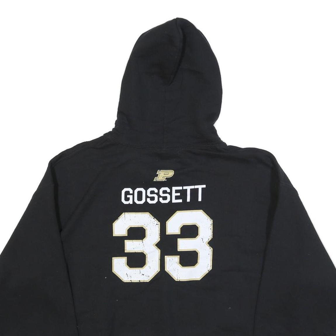 URBAN CHAMPS Mens Black Boilers 33 Pullover Hoodie L Cotton Blend Casual