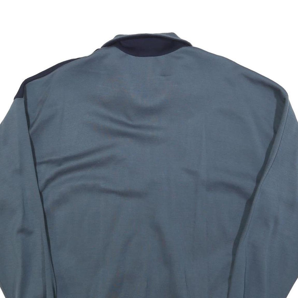 ATHLET CLASSIC Mens Blue & Navy Zip Jacket L Polyester Blend Colourblock Casual