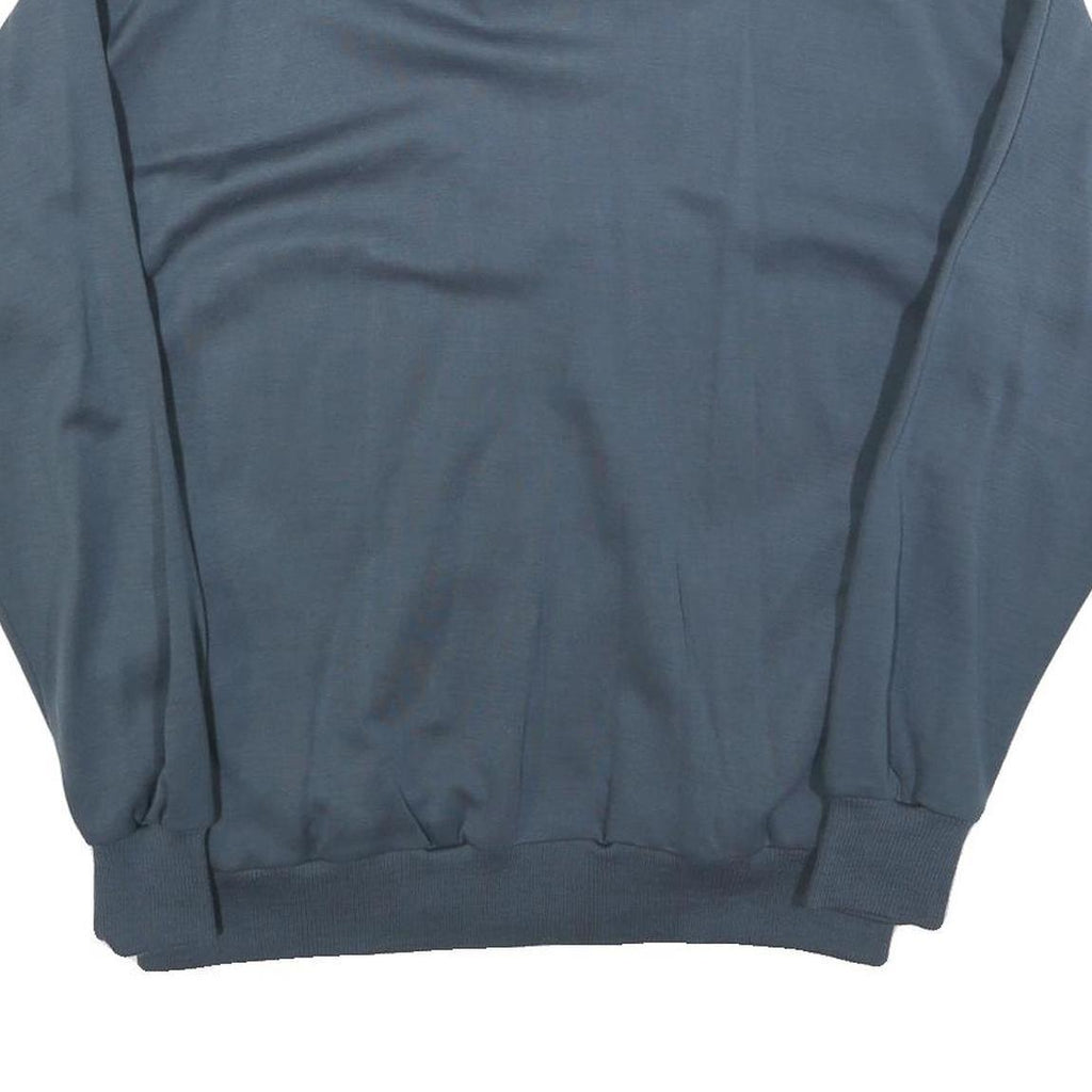 ATHLET CLASSIC Mens Blue & Navy Zip Jacket L Polyester Blend Colourblock Casual