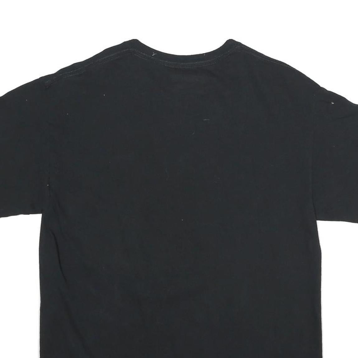 CAPTIVATING Mens Black Wildcats Graphic T-Shirt M Short Sleeve Crew Neck Sports