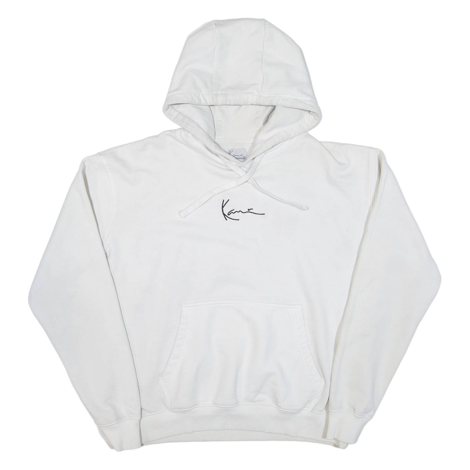 KARL KANI Mens White Hoodie S